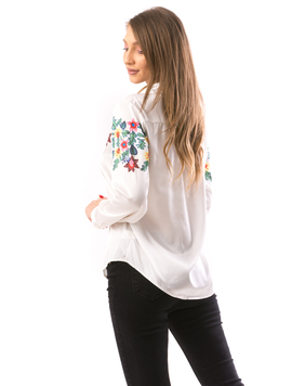 Camasa Dama FineFlowers Alb