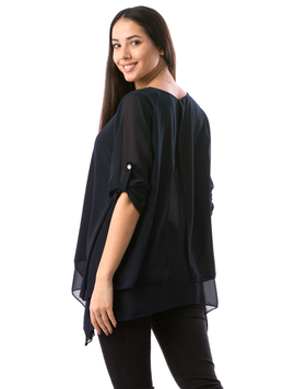 Bluza Dama MazzySh19 Bleumarin