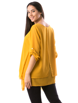 Bluza Dama MazzySh19 Mustar