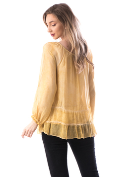 Bluza Dama Sczy122 Mustar