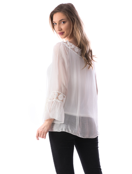 Bluza Dama LiiLay122 Alb
