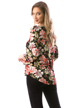 Bluza Dama FlowerCord Rosu