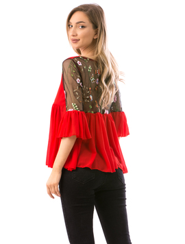 Bluza Dama JjSty122 Rosu