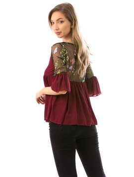 Bluza Dama JjSty122 Grena