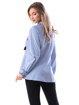 Camasa Dama NeckBroddy677 Albastru