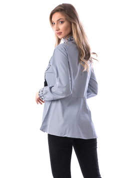 Camasa Dama NeckBroddy677 Bleumarin