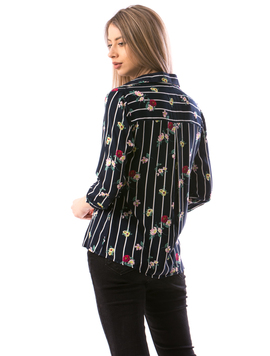 Camasa Dama FlowSpringTw10 Bleumarin