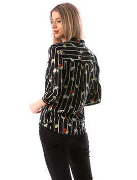 Camasa Dama FlowSpringTw10 Negru