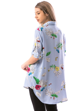 Camasa Dama SpringyyTee12 Bleu