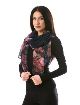 Esarfa Dama Casy10 Bleumarin