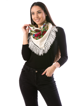 Esarfa Dama TraditionalWear14 Crem