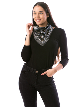 Esarfa Dama HoodyN80 Negru
