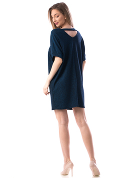Rochie Dama Byzzyy667 Albastru