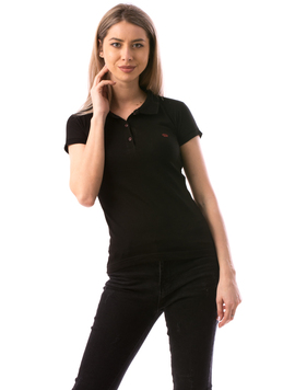 Tricou Dama CrownPolo10 Negru