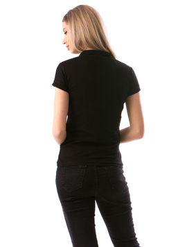 Tricou Dama CrownPolo10 Negru