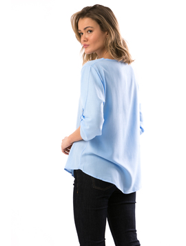 Bluza Dama ButterflyFlower Bleu