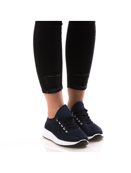Adidasi Dama Cu Siret FancyGirl Bleumarin