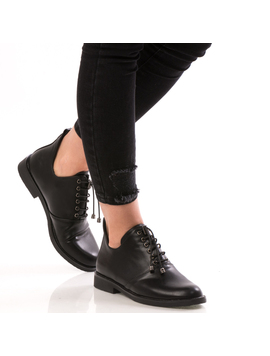 Pantofi Dama LongBack Negru