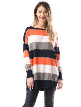 Pulover Dama LeftMirror Bleumarin