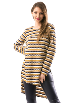 Rochie Dama LongBack Mustar