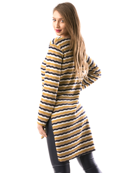 Rochie Dama LongBack Mustar