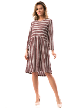 Rochie Dama StripesareFun Grena