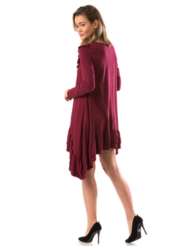 Rochie Dama CrazyAsymmetric Grena