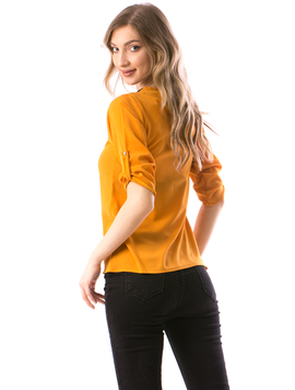Bluza Dama NeckPerls189 Mustar