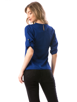 Bluza Dama NeckPerls189 Albastru