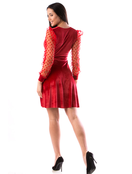 Rochie Dama FellGood667 Rosu
