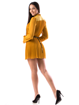 Rochie Dama ZyZy177 Mustar