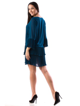 Rochie Dama SimpleThree89 Turcoaz