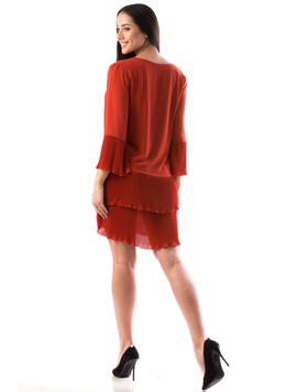 Rochie Dama SimpleThree89 Caramiziu