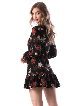 Rochie Dama Flaffy678 Negru