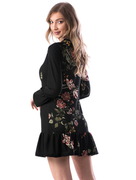 Rochie Dama Flaffy682 Negru