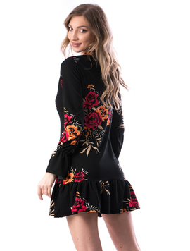 Rochie Dama Flaffy686 Negru