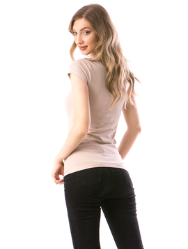 Tricou Dama JustSimple789 Bej