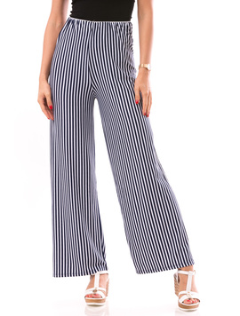 Pantaloni Dama SmartFit Alb si Bleumarin