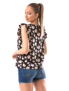 Bluza Dama AppleFLowers Negru