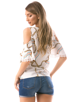 Bluza Dama ReminaBee Alb