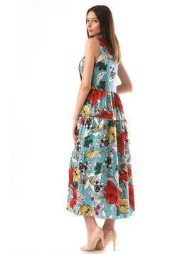 Rochie Dama LongColorWay Turcoaz
