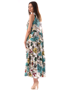 Rochie Dama LongColorWay Alb