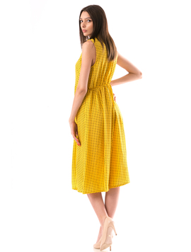Rochie Dama BobleRound Galben