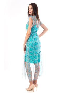 Rochie Dama Rone98 Turcoaz