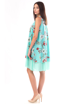 Rochie Dama RowyFLowersBrew14 Verde