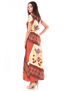 Rochie Dama LonghyStrey Grena