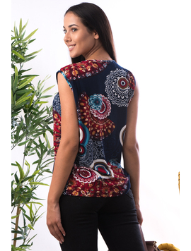 Bluza Dama Beyb Bleumarin Si Grena