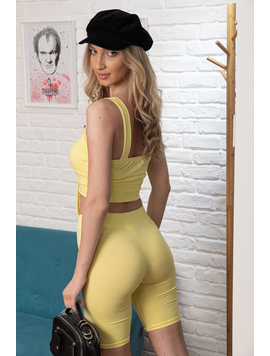Compleu Dama Doua Piese Jorjya Galben