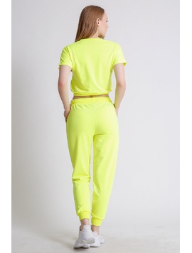 Compleu Dama Pantalon Kung Cu Tricou Argyst Galben