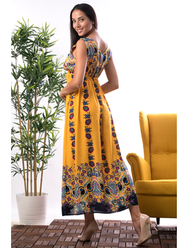 Rochie Dama Jemmysa Mustar